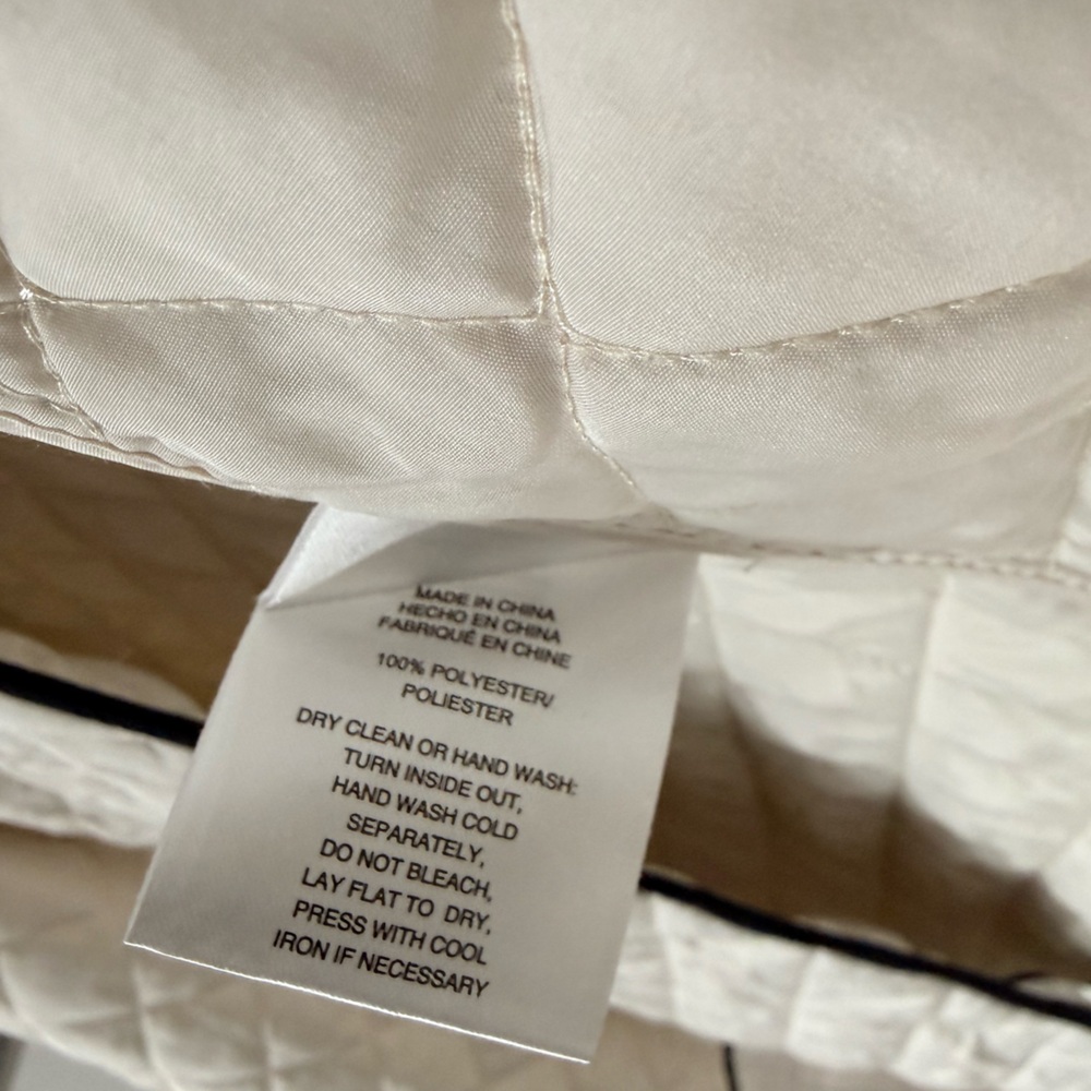 Jones New York Cream Quilted Puffer Jacket - Picture 2 of 4